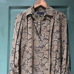 Nili Lotan light silk blouse